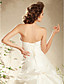  A-line Sweetheart Floor-length Taffeta Wedding Dress