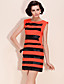  TS Ribbon Color Block Stripe Dress (More Colors)