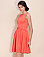  TS Classic Casual Short Swing Dress With Square Neckline Backside