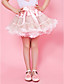  Pink Trimming Bowknot Chiffon Girl Skirt