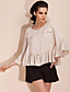  TS Bat Sleeve Ruffle Finish Blouse Shirt (More Colors)