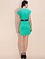  TS Leather Collar Belted Dress (More Colors)