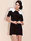  ts couleur bloc robe épaule (plus de couleurs)
