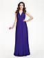  Sheath/Column Halter Floor-length Chiffon Bridesmaid Dress