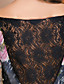  impressão ts vestido de renda de impressão