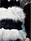  collo di pelliccia di coniglio office / sera / gilet informale con pelliccia di volpe assetto
