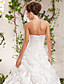  Ball Gown Princess Strapless Floor-length Taffeta Wedding Dress