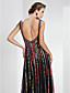  Sheath/Column Sweetheart Floor-length Tulle And Stretch Satin Evening Dress