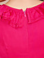  ts ruffle krage maxi kjole (flere farger)