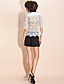  TS Button-down Lace Layering Blouse Shirt (More Colors)