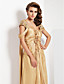  Sheath/ Column Straps Floor-length Charmeuse Evening Dress