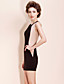  TS Waist Curved Color Block Jersey Dress