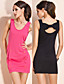  TS Double Button Open-back Bow Dress (More Colors)