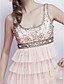  IVONETTE - Abito da Cocktail in Chiffon e Tulle