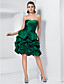  Ball Gown Sweetheart Strapless Short/Mini Taffeta Cocktail Dress