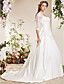  Ball Gown Sweetheart Corte treno raso pizzo abito da diserbo