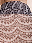  TS Lace Print Chiffon Bow Lantern Sleeve Blouse Shirt