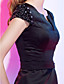  Sheath/Column Notched Neckline Short/Mini Satin Cocktail Dress
