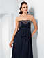  A-line Strapless Chiffon And Lace Evening Dress inspired by Katie Holmes at the 84th Oscar