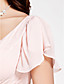  A-line V-neck Knee-length Chiffon Bridesmaid Dress