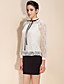  TS High Neck Ribbon Lace Blouse Shirt