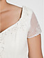  ALEXANDRIA - Vestido de Noiva em Organza (Tamanho Plus)