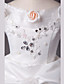  Ball Gown Off-the-shoulder Knee-length Satin Sleeveless Flower Girl Dress