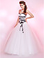  baljurk sweetheart vloer-length tule lovertjes prom dress