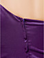  A-line One Shoulder Short/ Mini Stretch Satin Bridesmaid Dress