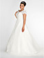  JELLA - Abito da Sposa in Organza (Taglia Forte)