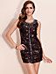  TS Chain Tassel Embellished Mesh Bodycon Dress (More Colors)