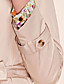  TS Embroidered Hem Long Coat