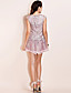  TS Beaded Net Tulle Dress