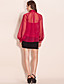  TS Dramatic Puff Sleeve Chiffon Blouse Shirt