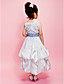  A-line Square Ankle-length Taffeta Flower Girl Dress
