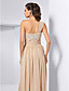  Sheath/Column One Shoulder Floor-length Chiffon Evening Dress