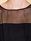  TS VINTAGE Simplicity Sheer Stitching Jersey Dress