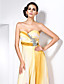  Sheath/Column Sweetheart Floor-length Chiffon Evening Dress With Crystal Detailing