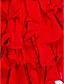  A-line Sweetheart Short/Mini Chiffon And Stretch Satin Cocktail Dress