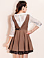  TS Leather Patch Swing Dress