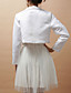  Gorgeous Long Sleeve Satin Special Occasion Jacket/Wedding Wrap(More Colors)