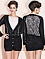  TS Lace on Back Beads Detail Women's Cardigan (More Colors)