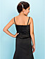  Trumpet/Mermaid Spaghetti Straps Floor-length Satin Junior Bridesmaid Dress