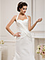  Trumpet/Mermaid Halter  Court Train Satin  Wedding Dress