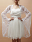  Long Sleeve Lace Special Occasion Jacket/Wedding Wrap(More Colors)