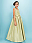  baljurk halster vloer-length taffeta junior bruidsmeisje jurk