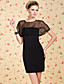  TS VINTAGE Simplicity Sheer Stitching Jersey Dress