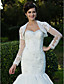  Gorgeous Lace Long Sleeve Wedding Jackets/Wraps With Beading (More Colors)