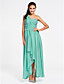  gaine / colonne sweetheart asymétrique robe de demoiselle d'honneur