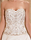  Ball Gown Sweetheart Chapel Train Taffeta Wedding Dress